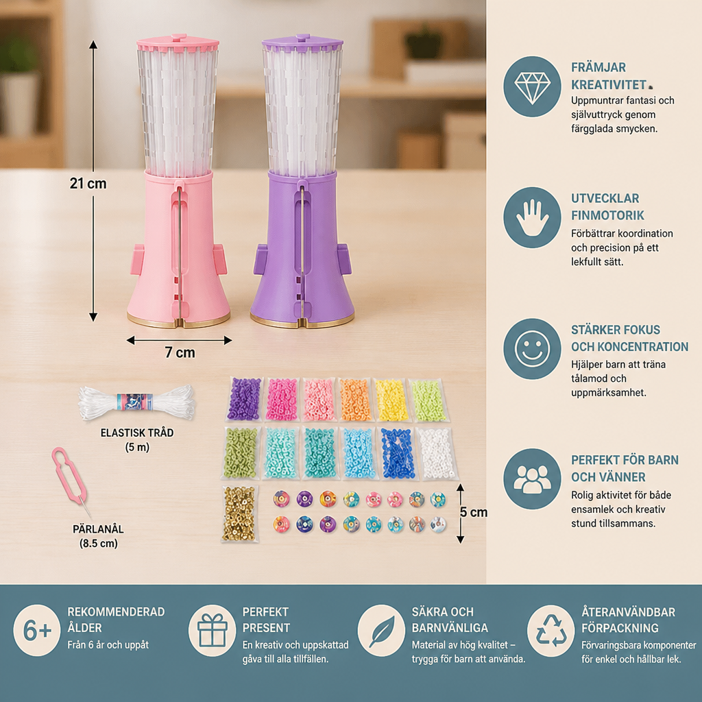 DIY-kit för pärlarmband för barn