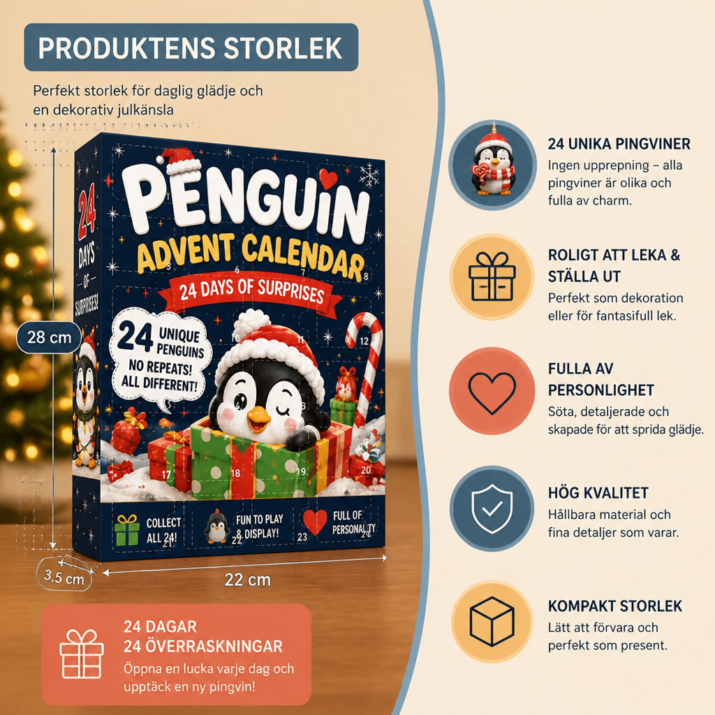 24-dagars pingvinadventskalender