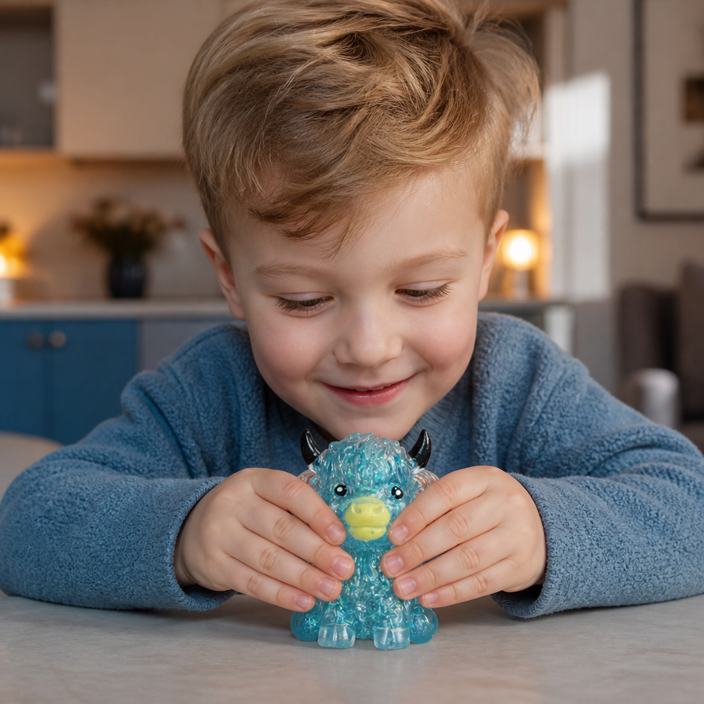 Mini Highland-ko Squishy – Antistressleksak