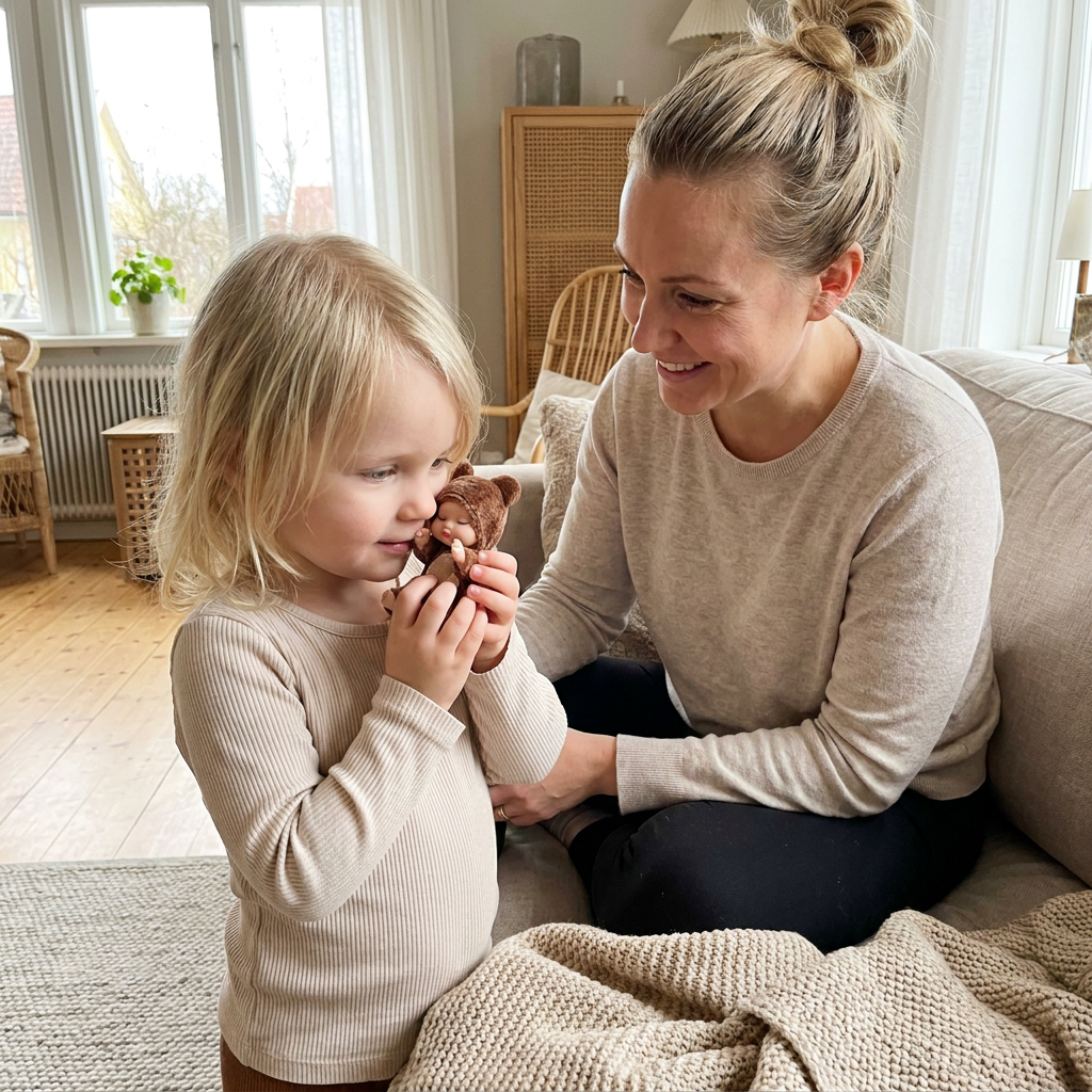 Utklädningsset med små feprinsessdockor