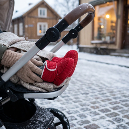 Varma och Mysiga Plyschtofflor för Bebisar med Mjuka, Halkfria Sulor