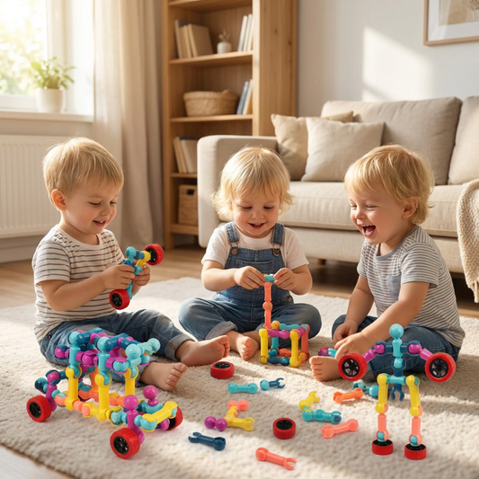 Pedagogiskt DIY-byggset med rörliga leder