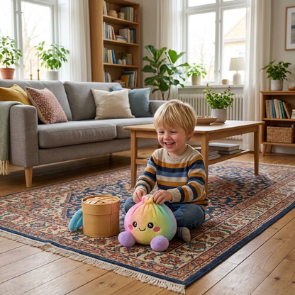 XXL Mystisk Squishy-Plyschleksak i Dumplingform