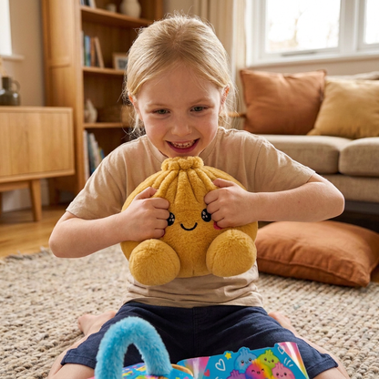 XXL Mystisk Squishy-Plyschleksak i Dumplingform