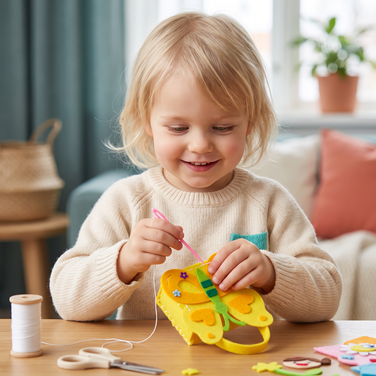 DIY Sött Syset för Filthandväskor för Barn