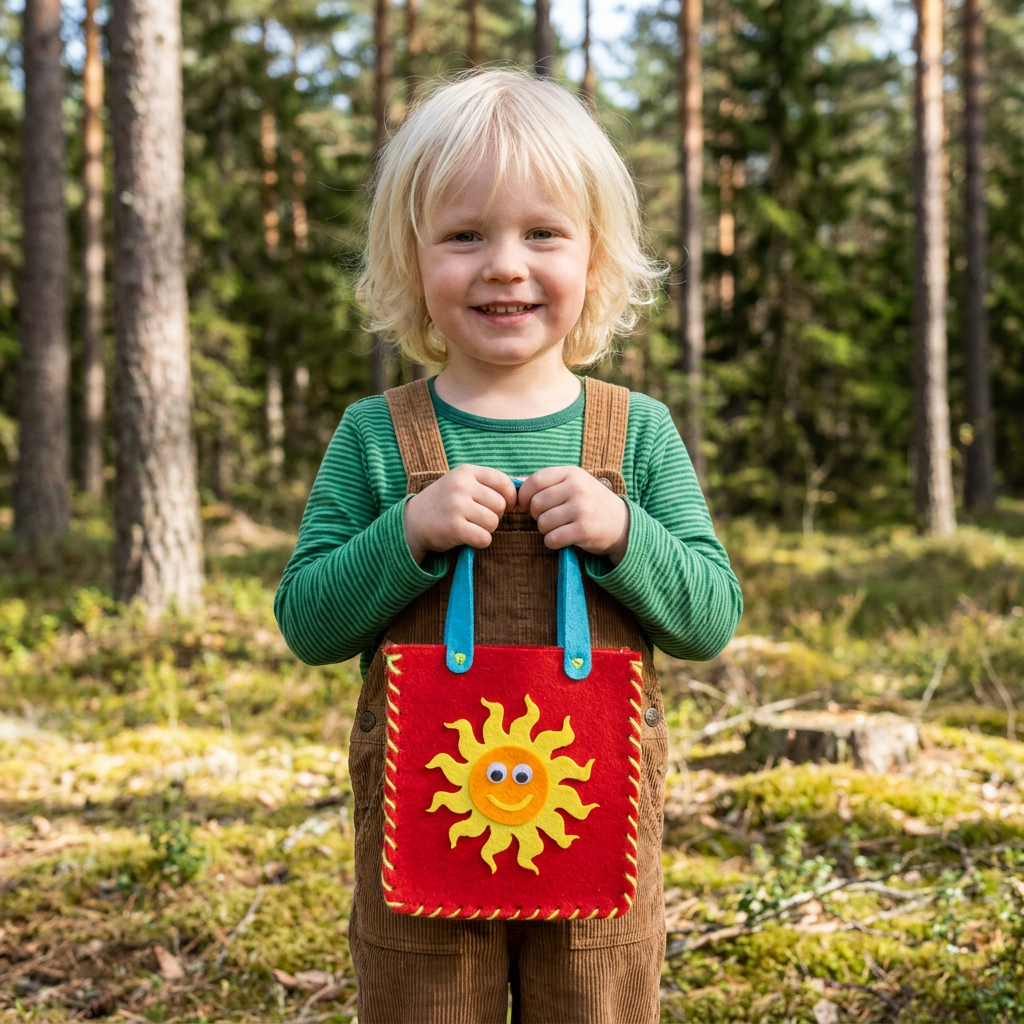 DIY Sött Syset för Filthandväskor för Barn