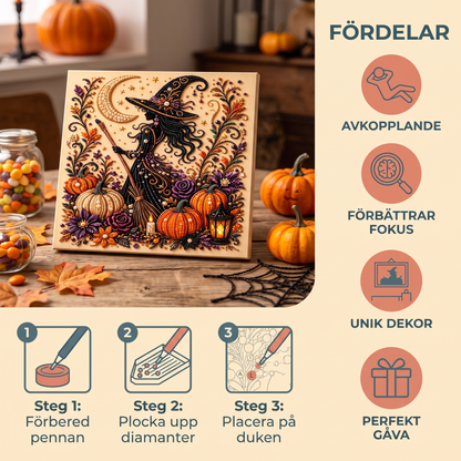 DIY Diamantmålningskit för Halloween