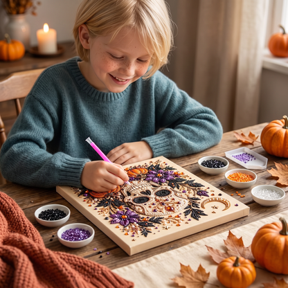 DIY Diamantmålningskit för Halloween
