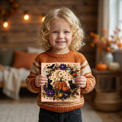 DIY Diamantmålningskit för Halloween
