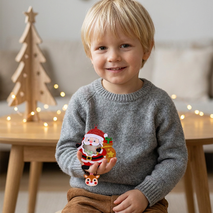DIY-pysselset för juliga shakerdekorationer för barn