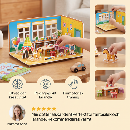 3D DIY-byggsats för lekrum – Pedagogiskt pussel- och pysselset