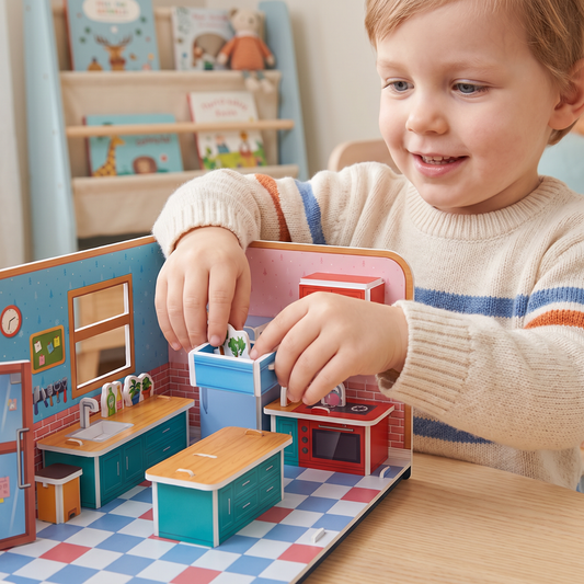 3D DIY-byggsats för lekrum – Pedagogiskt pussel- och pysselset