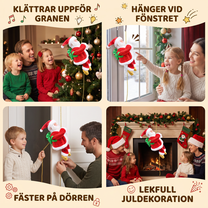 Klättrande jultomte-leksak