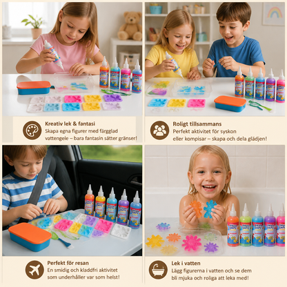 DIY-set för att göra vattengele med geléer och formar