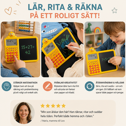 Interaktivt matte-, rit- och suddbart lärset för barn