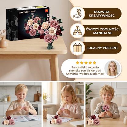 Blombyggsats med bukettset