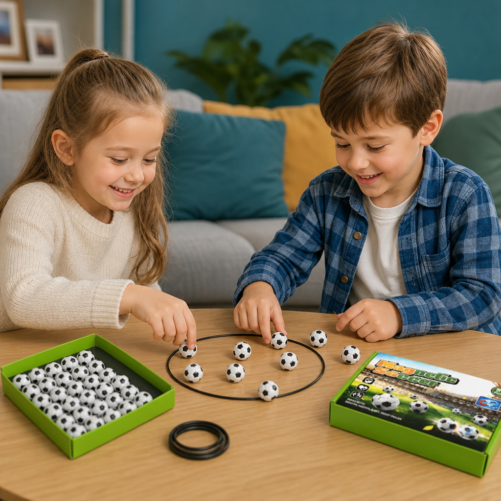 Magnetiskt fotbollsstrategispel – Interaktiv familjeutmaning för barn och vuxna