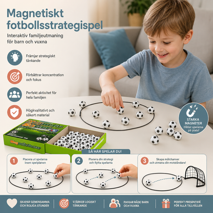 Magnetiskt fotbollsstrategispel – Interaktiv familjeutmaning för barn och vuxna