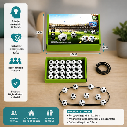 Magnetiskt fotbollsstrategispel – Interaktiv familjeutmaning för barn och vuxna