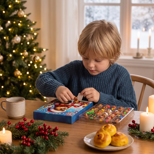 24-dagars juladventskalender med kapybaror – 24 söta minifigurer
