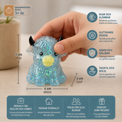Mini Highland-ko Squishy – Antistressleksak