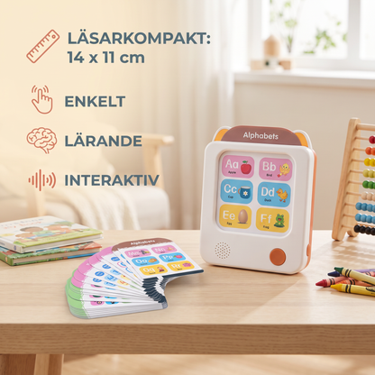 Interaktiv Engelsk Flashkortsläsare för Barn – Pedagogisk Leksak för Lärande