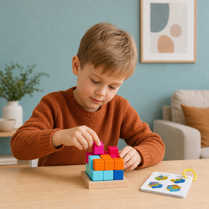 3D DIY-byggsats för lekrum – pedagogiskt pussel- och pysselset