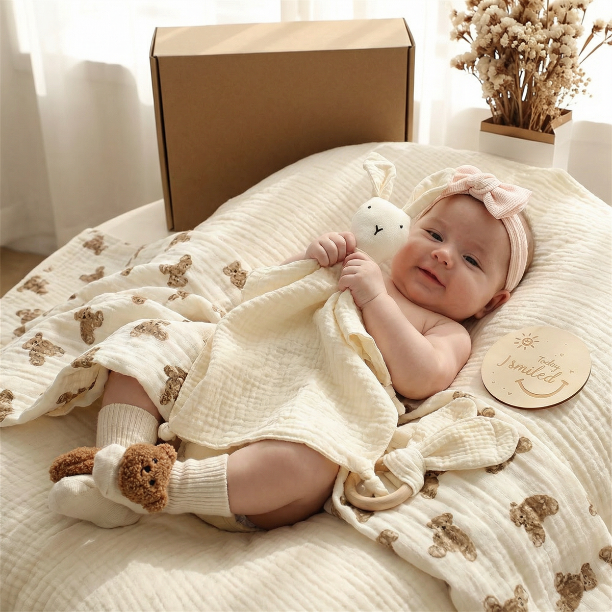 6-delat presentset för nyfödda – baby startpaket