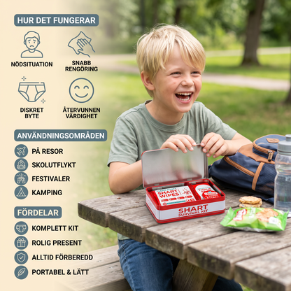 Roligt ”Shart Survival Kit” – det ultimata pranks presentsetet med bajstema