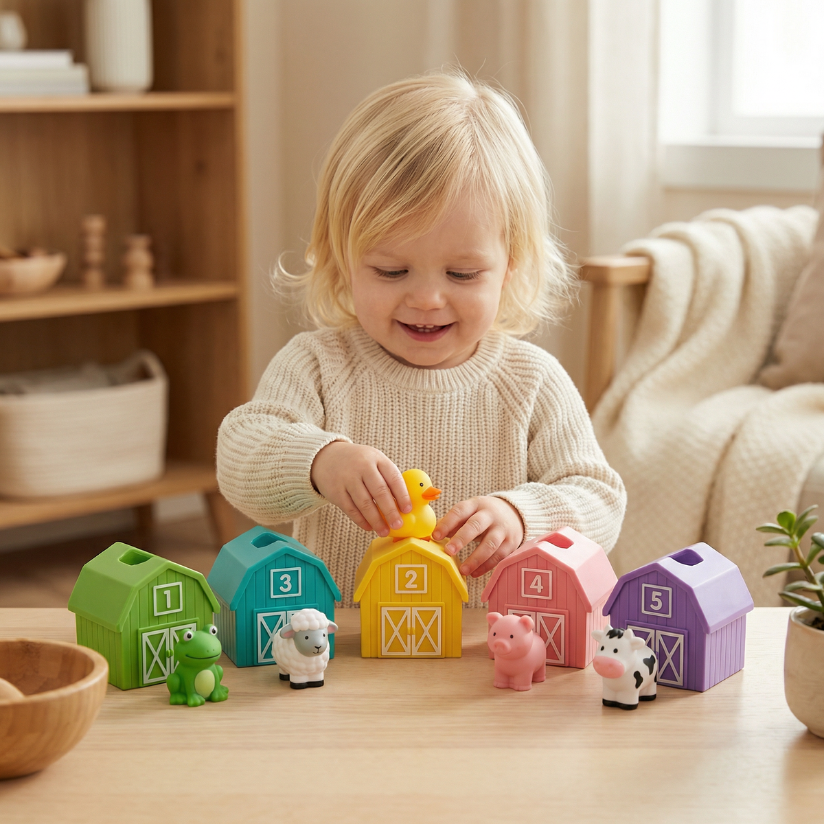Montessori Kleuren & Getallen Boerderij