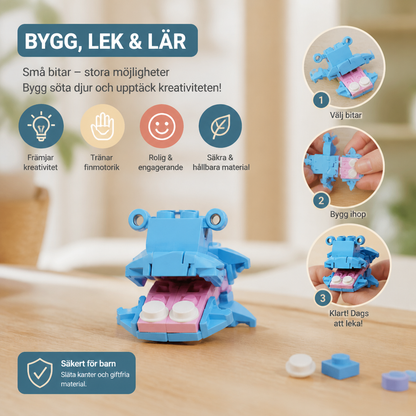 Byggklossset med djur