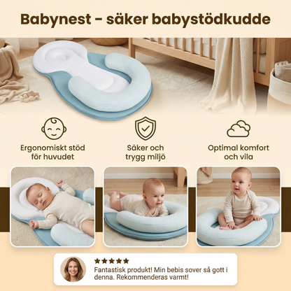 Babynest – Säker Babystödkudde
