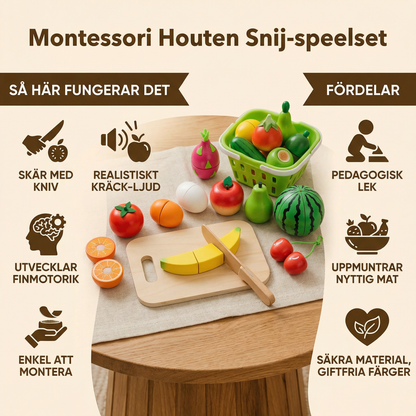 Montessori Träskärnings-Lekset
