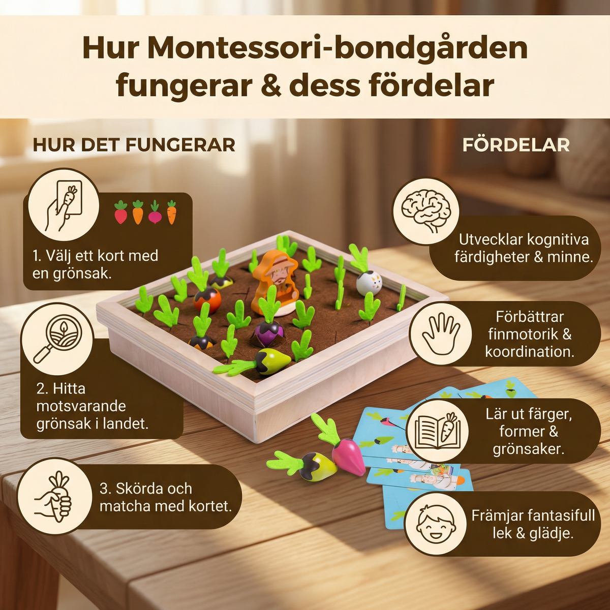 Montessori Bondgårdsleksak
