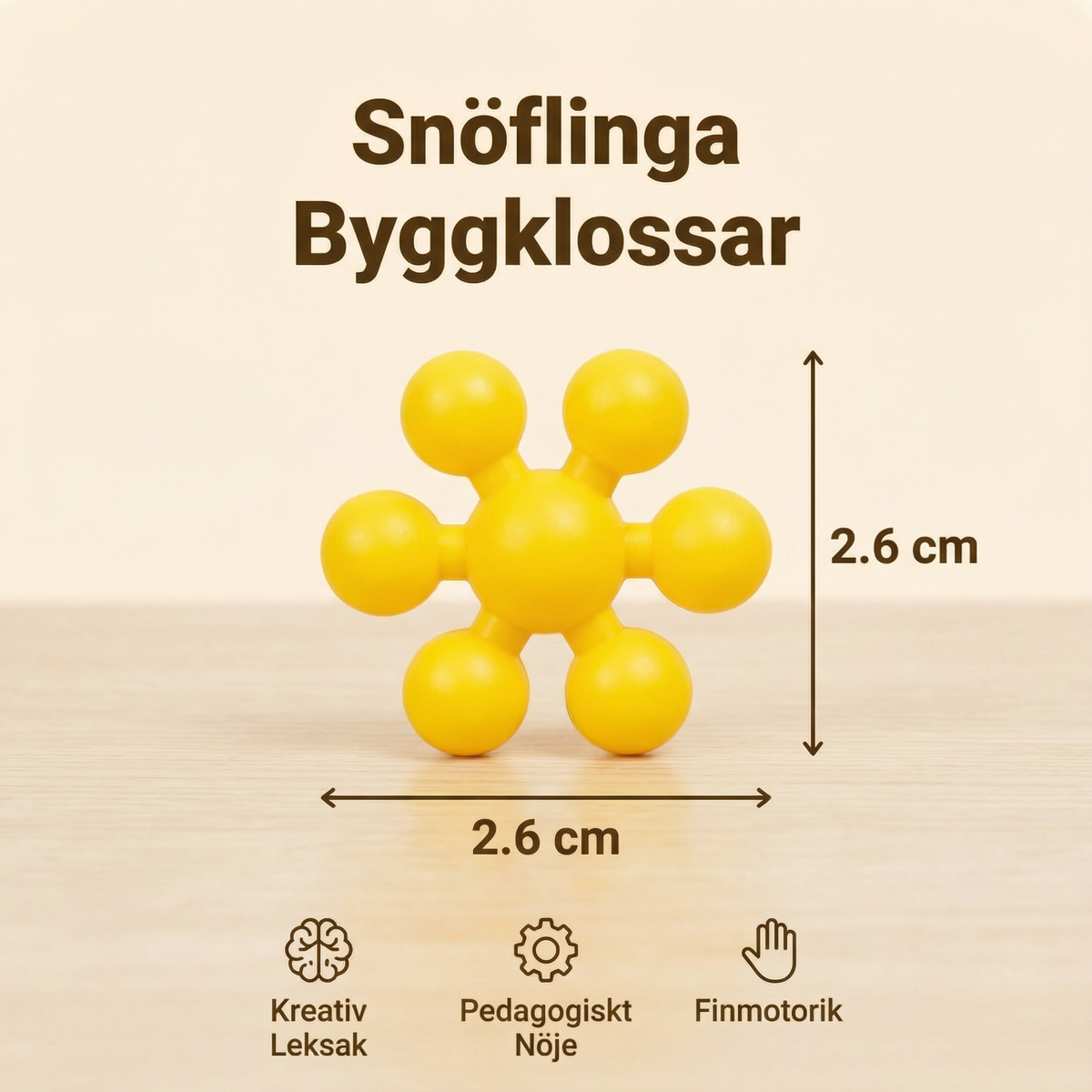 Snöflinga byggklossar för barn | Kreativ 3D-pusselleksak för pedagogiskt nöje och finmotorik